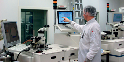 Attività di ricerca e sviluppo in laboratorio